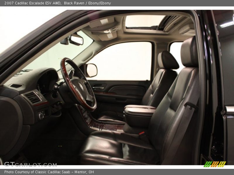 Black Raven / Ebony/Ebony 2007 Cadillac Escalade ESV AWD