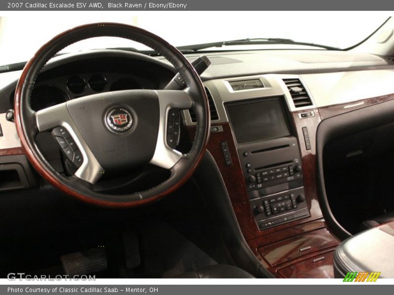 Black Raven / Ebony/Ebony 2007 Cadillac Escalade ESV AWD