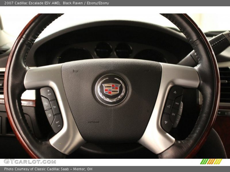 Black Raven / Ebony/Ebony 2007 Cadillac Escalade ESV AWD