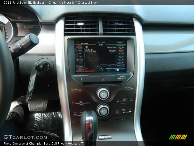 Ginger Ale Metallic / Charcoal Black 2012 Ford Edge SEL EcoBoost