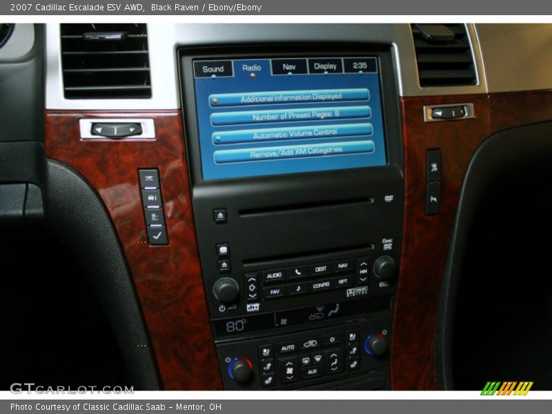 Black Raven / Ebony/Ebony 2007 Cadillac Escalade ESV AWD
