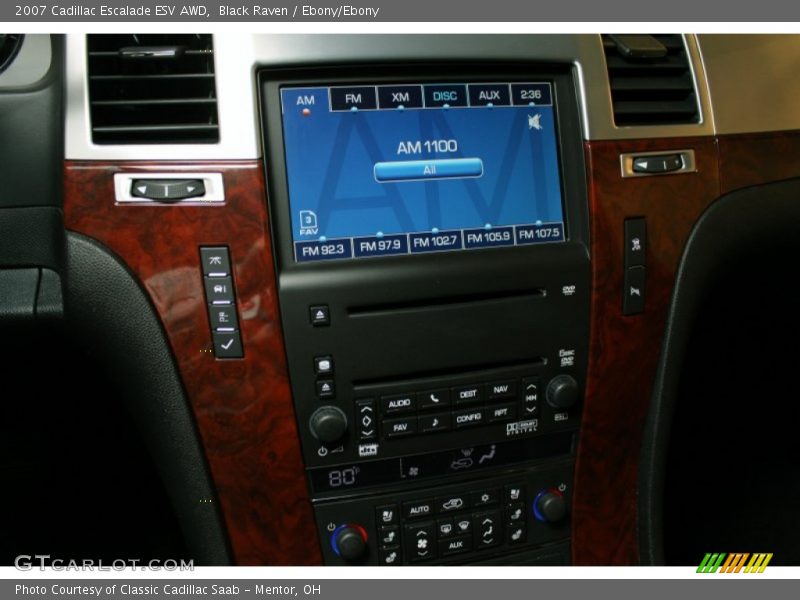 Black Raven / Ebony/Ebony 2007 Cadillac Escalade ESV AWD