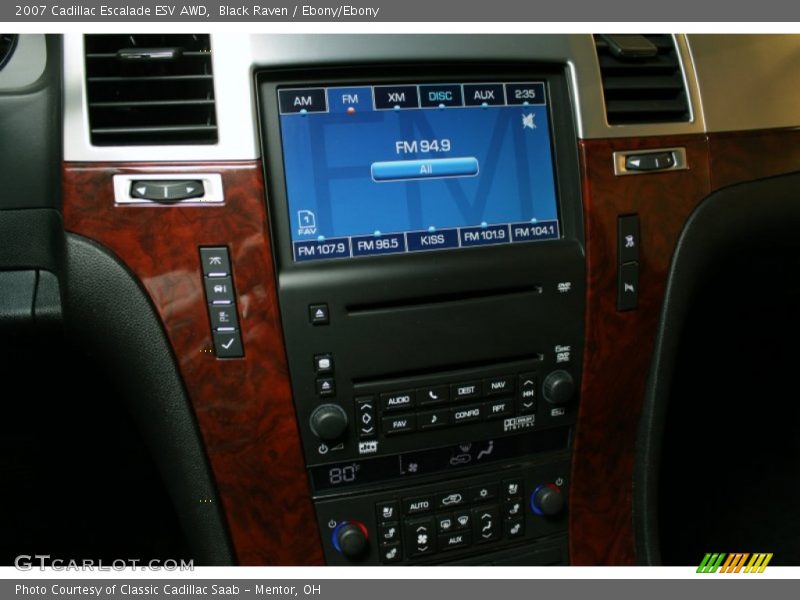 Black Raven / Ebony/Ebony 2007 Cadillac Escalade ESV AWD
