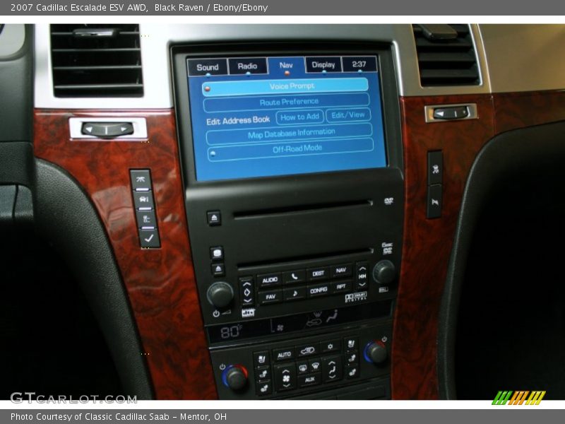 Black Raven / Ebony/Ebony 2007 Cadillac Escalade ESV AWD