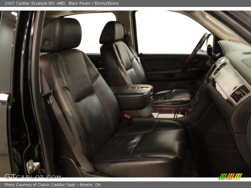 Black Raven / Ebony/Ebony 2007 Cadillac Escalade ESV AWD