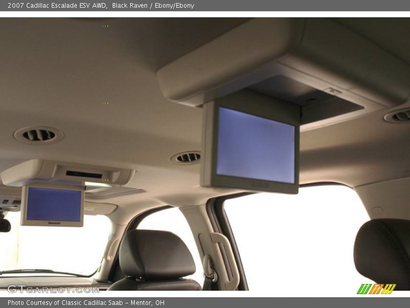Black Raven / Ebony/Ebony 2007 Cadillac Escalade ESV AWD