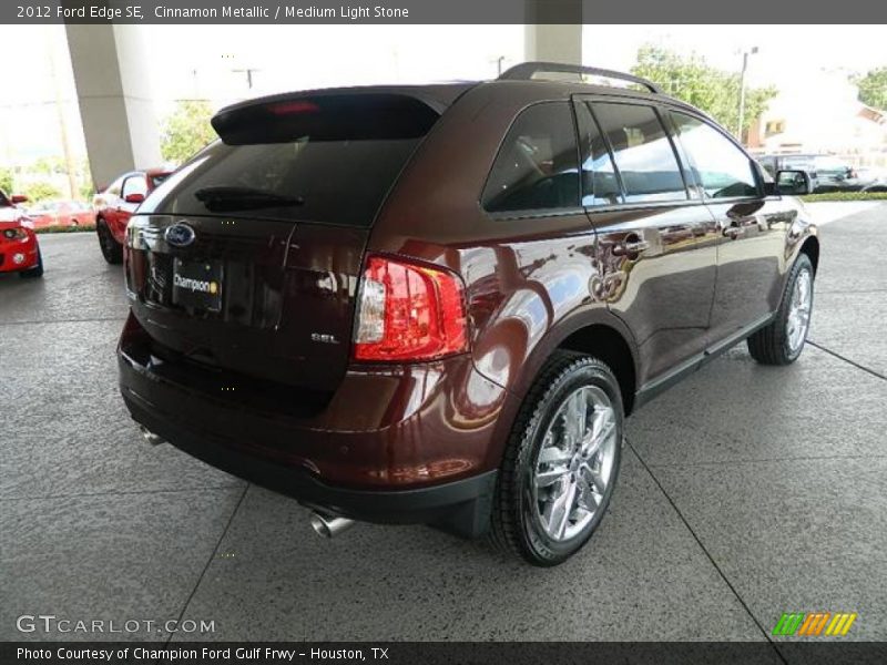 Cinnamon Metallic / Medium Light Stone 2012 Ford Edge SE