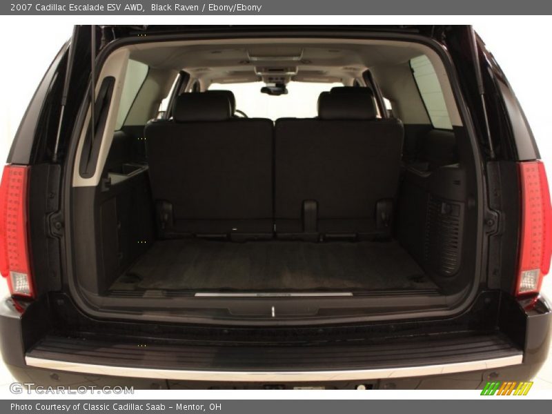 Black Raven / Ebony/Ebony 2007 Cadillac Escalade ESV AWD