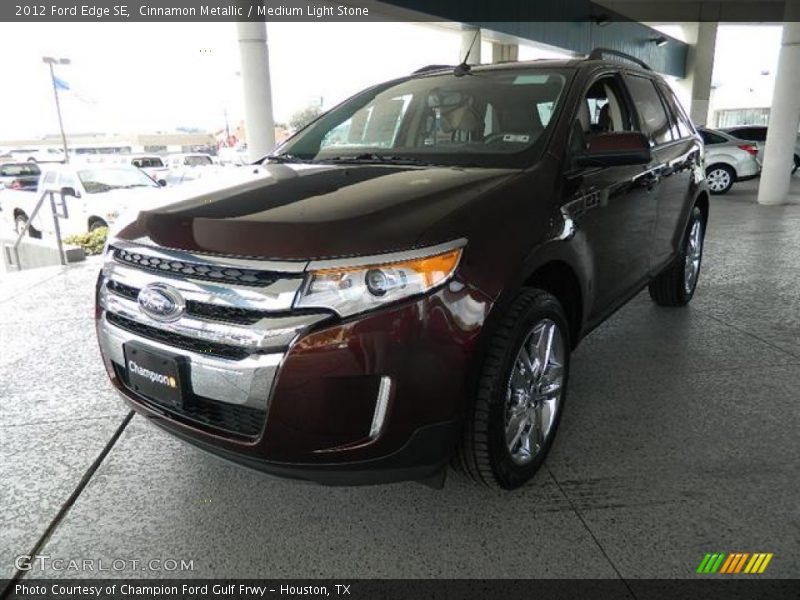 Cinnamon Metallic / Medium Light Stone 2012 Ford Edge SE