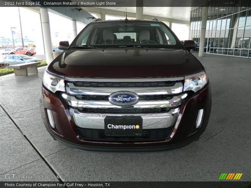 Cinnamon Metallic / Medium Light Stone 2012 Ford Edge SE