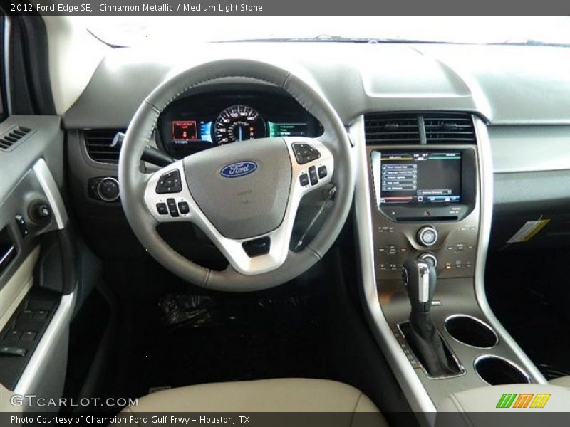 Cinnamon Metallic / Medium Light Stone 2012 Ford Edge SE