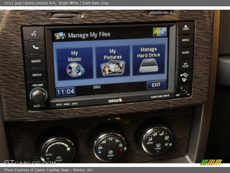 Bright White / Dark Slate Gray 2011 Jeep Liberty Limited 4x4