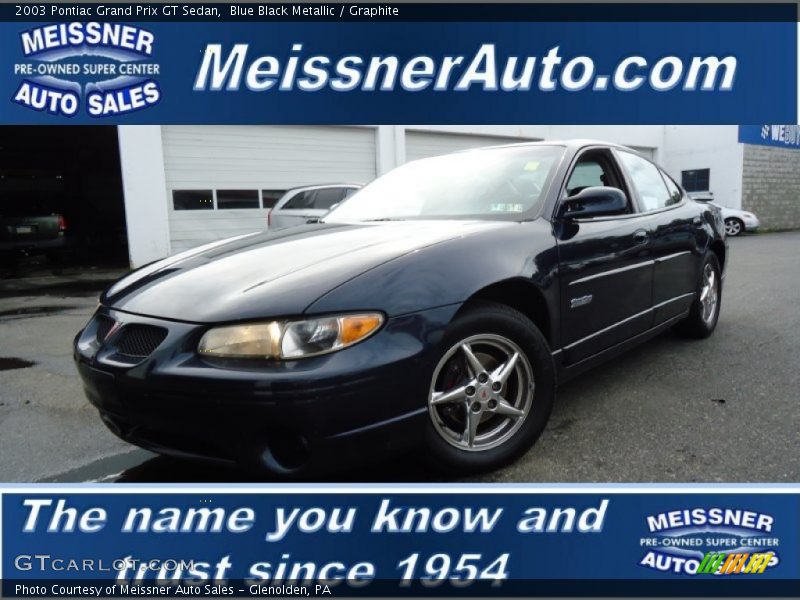 Blue Black Metallic / Graphite 2003 Pontiac Grand Prix GT Sedan