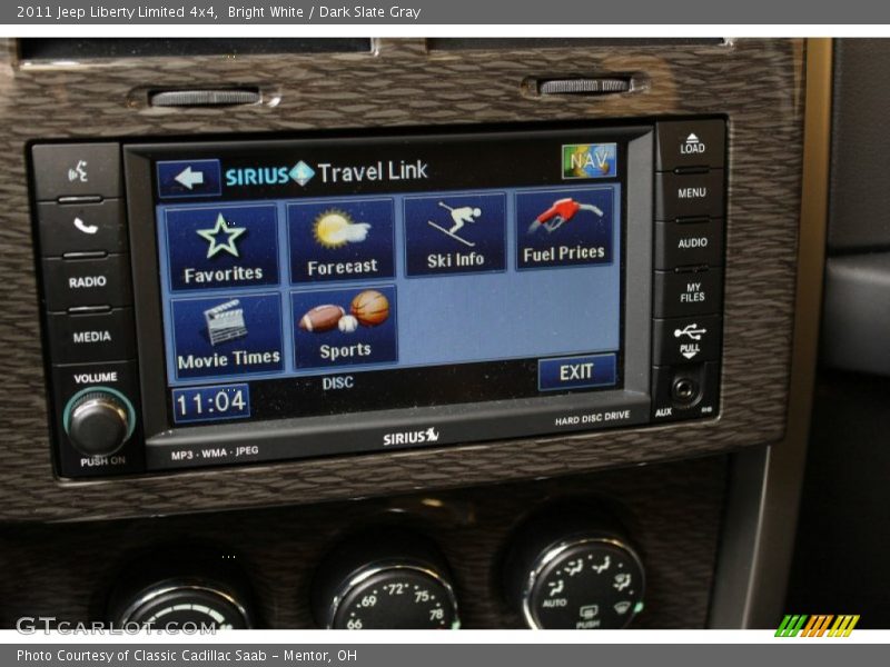 Bright White / Dark Slate Gray 2011 Jeep Liberty Limited 4x4