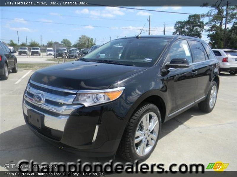 Black / Charcoal Black 2012 Ford Edge Limited