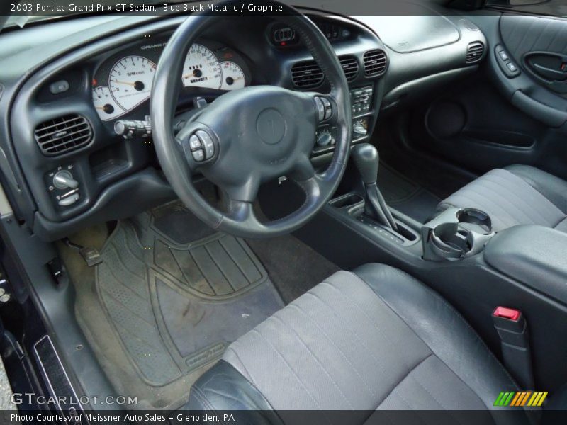 Blue Black Metallic / Graphite 2003 Pontiac Grand Prix GT Sedan