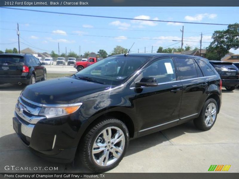Black / Charcoal Black 2012 Ford Edge Limited