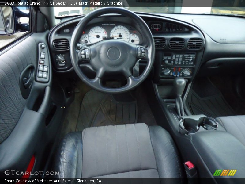 Blue Black Metallic / Graphite 2003 Pontiac Grand Prix GT Sedan