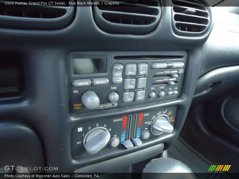 Blue Black Metallic / Graphite 2003 Pontiac Grand Prix GT Sedan