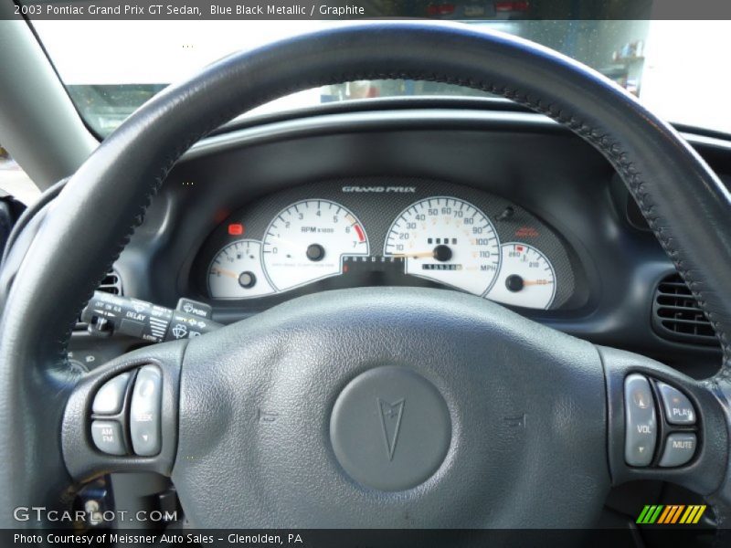 Blue Black Metallic / Graphite 2003 Pontiac Grand Prix GT Sedan