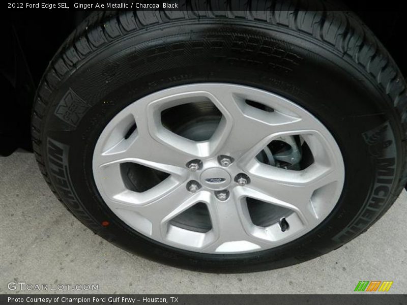 Ginger Ale Metallic / Charcoal Black 2012 Ford Edge SEL