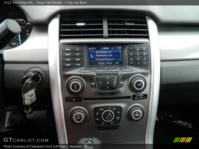 Ginger Ale Metallic / Charcoal Black 2012 Ford Edge SEL