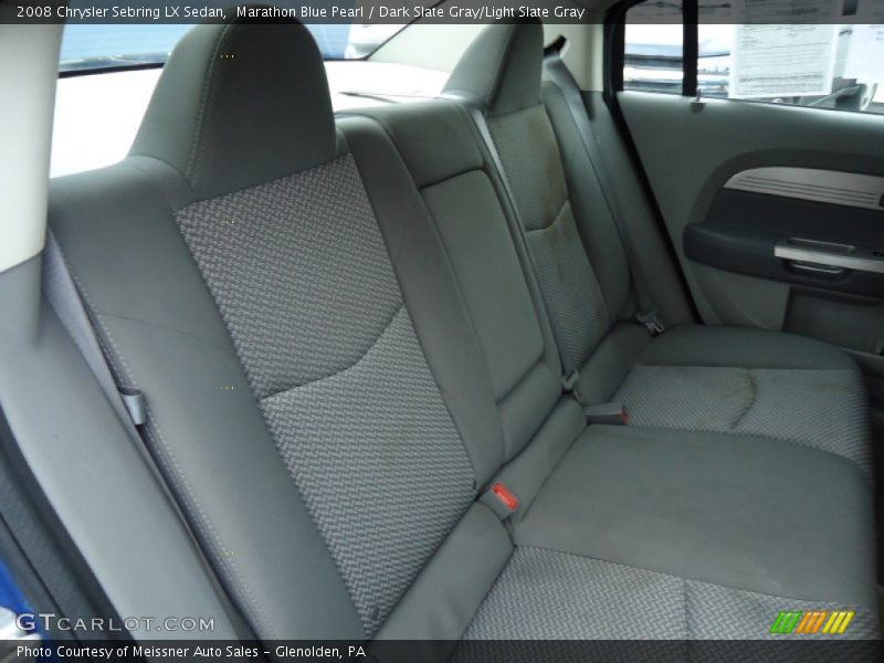Marathon Blue Pearl / Dark Slate Gray/Light Slate Gray 2008 Chrysler Sebring LX Sedan