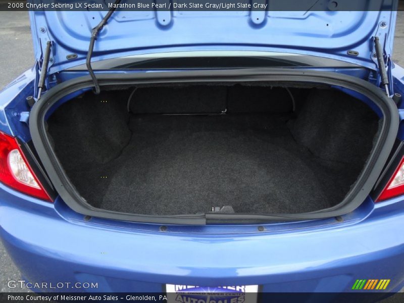 Marathon Blue Pearl / Dark Slate Gray/Light Slate Gray 2008 Chrysler Sebring LX Sedan