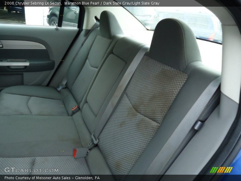Marathon Blue Pearl / Dark Slate Gray/Light Slate Gray 2008 Chrysler Sebring LX Sedan