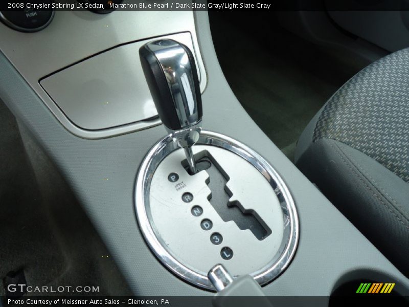 Marathon Blue Pearl / Dark Slate Gray/Light Slate Gray 2008 Chrysler Sebring LX Sedan