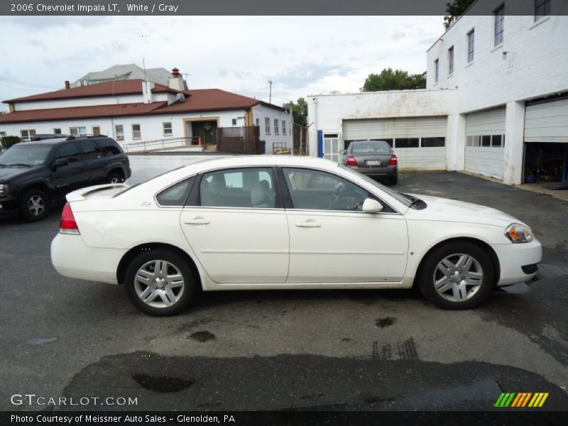 White / Gray 2006 Chevrolet Impala LT