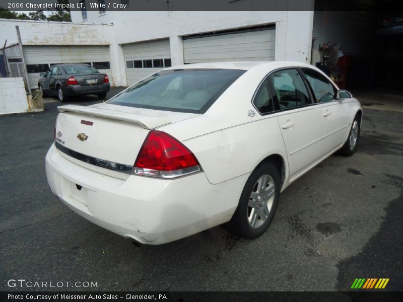 White / Gray 2006 Chevrolet Impala LT