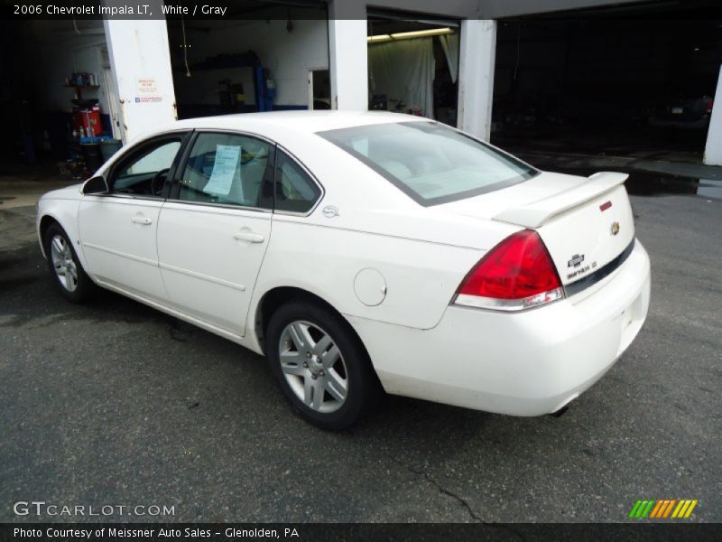 White / Gray 2006 Chevrolet Impala LT