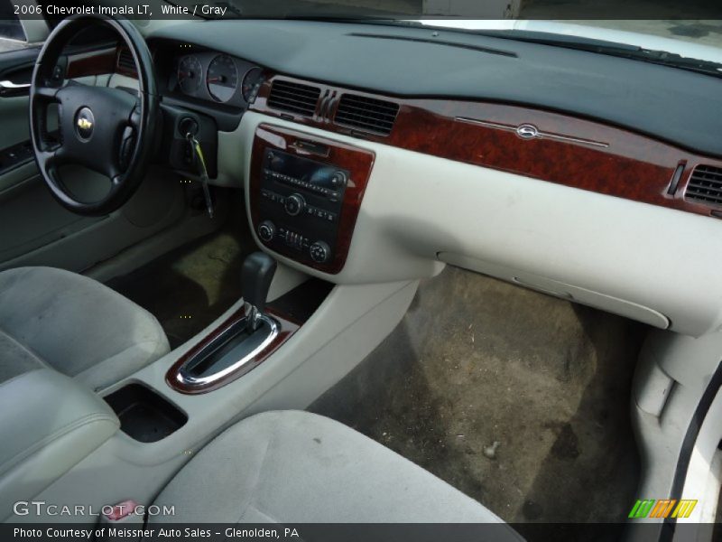 White / Gray 2006 Chevrolet Impala LT