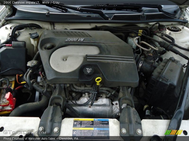 White / Gray 2006 Chevrolet Impala LT