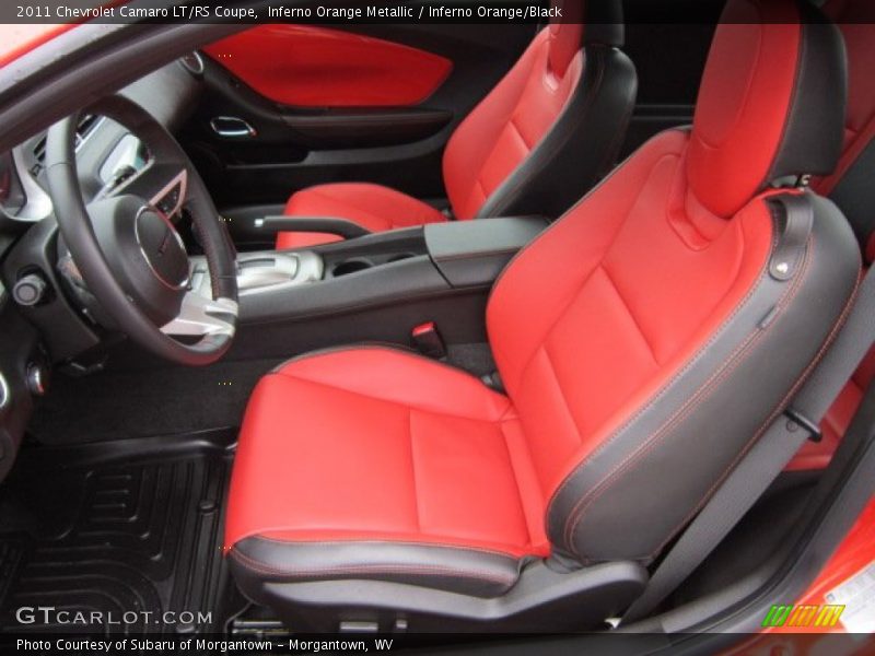  2011 Camaro LT/RS Coupe Inferno Orange/Black Interior