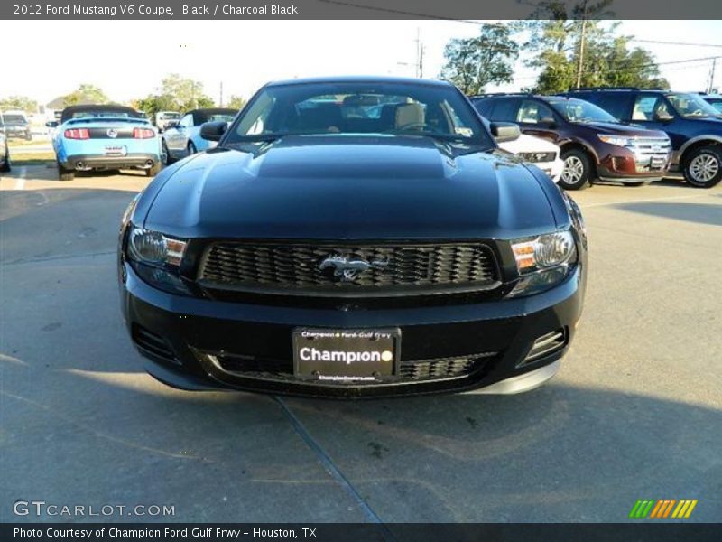 Black / Charcoal Black 2012 Ford Mustang V6 Coupe