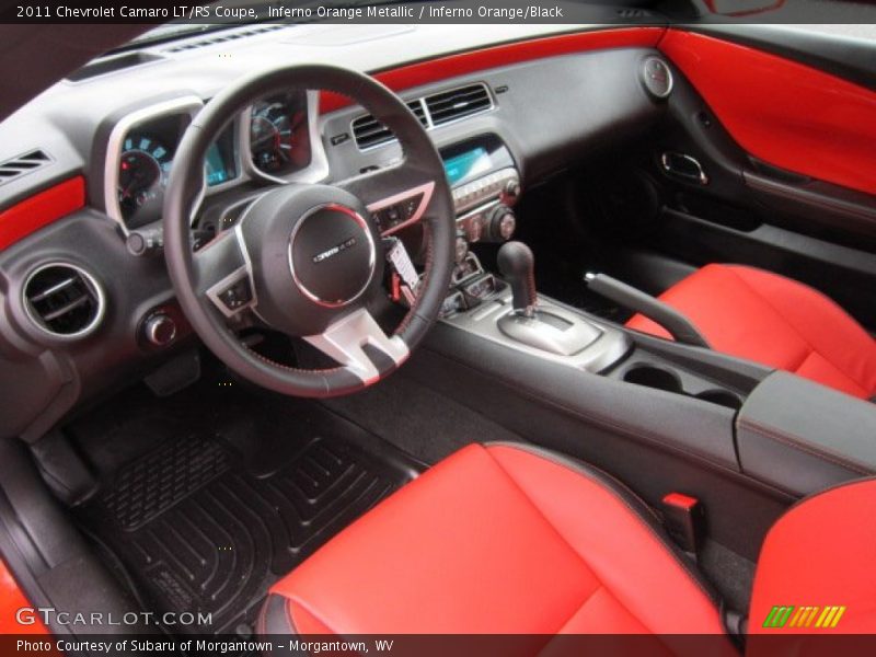 Inferno Orange/Black Interior - 2011 Camaro LT/RS Coupe 