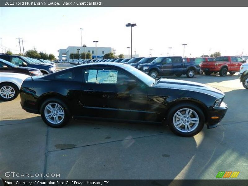 Black / Charcoal Black 2012 Ford Mustang V6 Coupe
