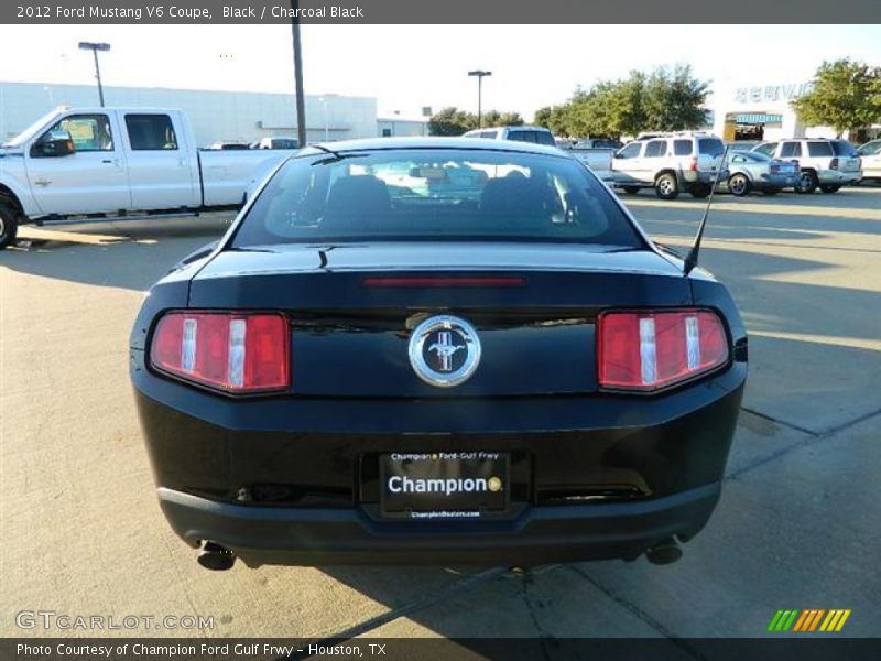 Black / Charcoal Black 2012 Ford Mustang V6 Coupe