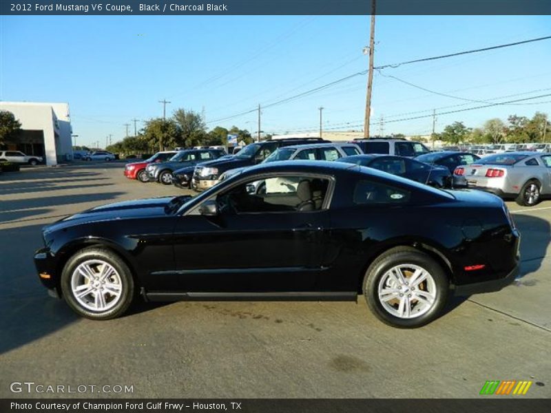 Black / Charcoal Black 2012 Ford Mustang V6 Coupe