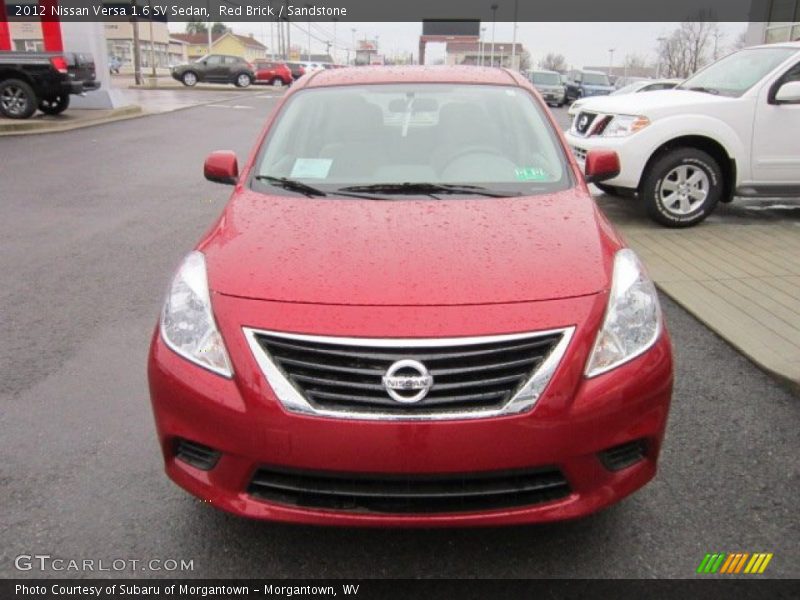 Red Brick / Sandstone 2012 Nissan Versa 1.6 SV Sedan