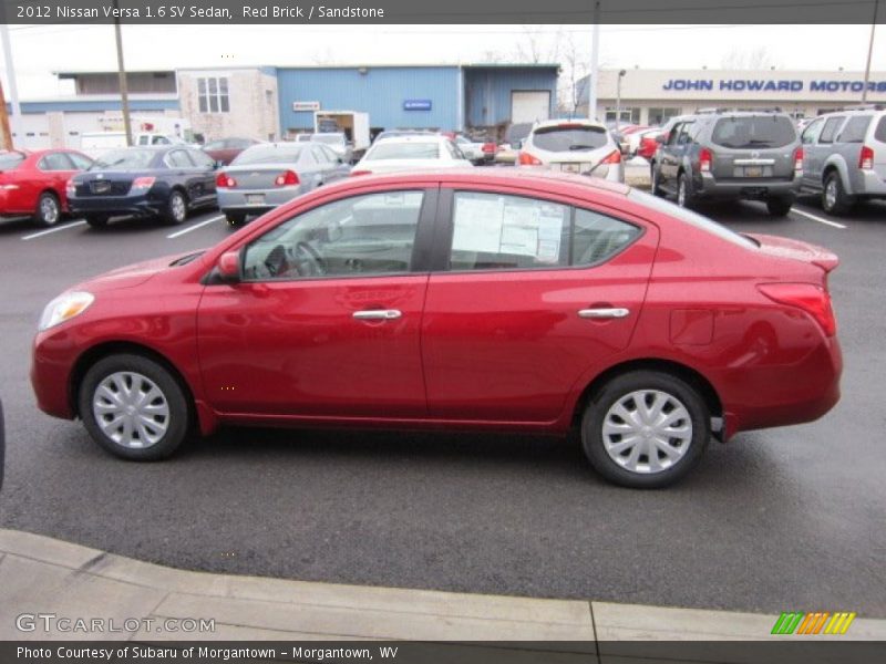 Red Brick / Sandstone 2012 Nissan Versa 1.6 SV Sedan