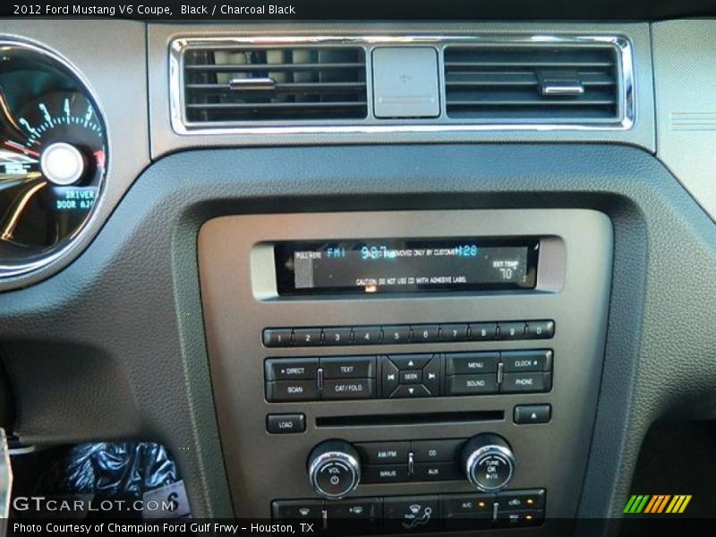 Black / Charcoal Black 2012 Ford Mustang V6 Coupe