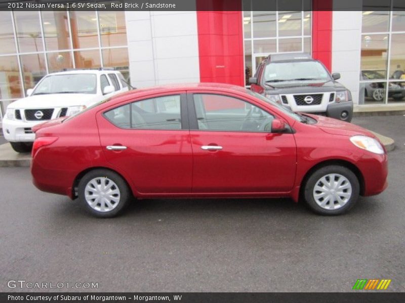 Red Brick / Sandstone 2012 Nissan Versa 1.6 SV Sedan