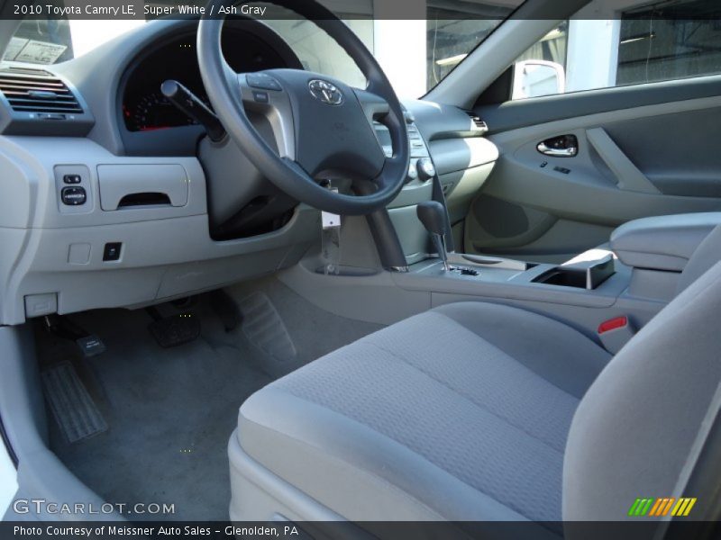 Super White / Ash Gray 2010 Toyota Camry LE