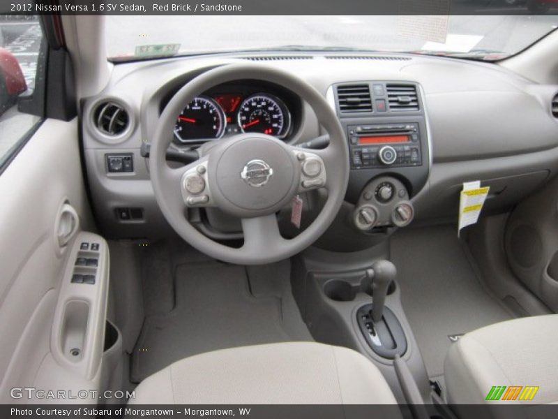 Red Brick / Sandstone 2012 Nissan Versa 1.6 SV Sedan