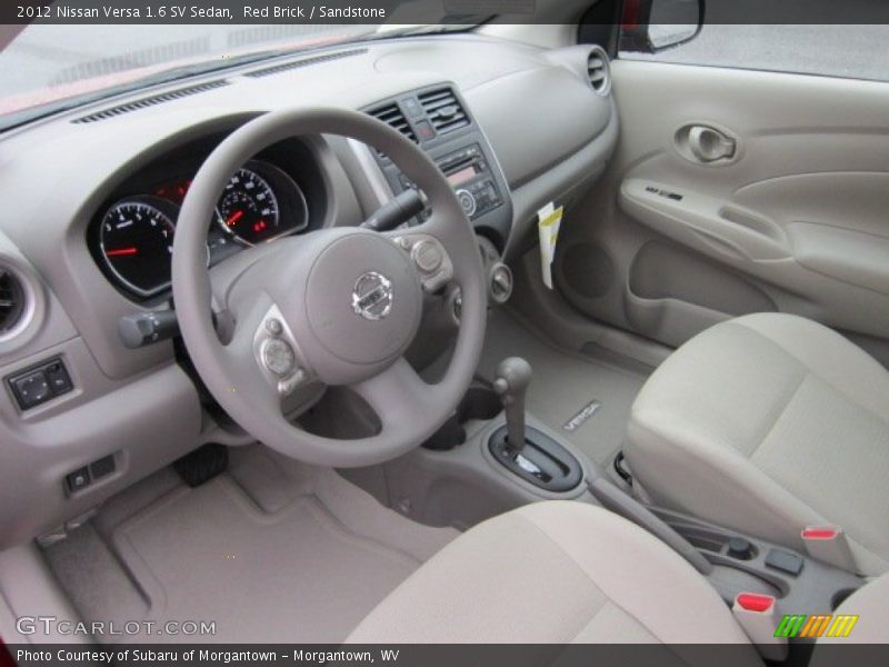 Red Brick / Sandstone 2012 Nissan Versa 1.6 SV Sedan