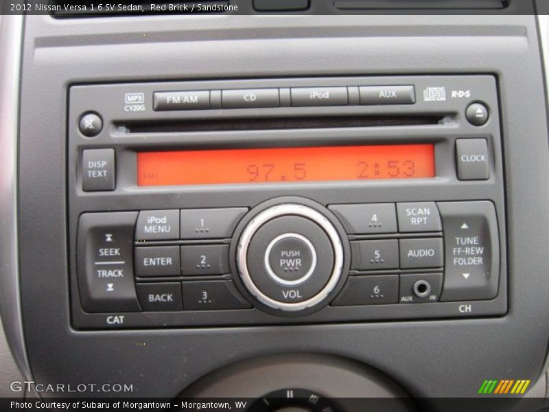Red Brick / Sandstone 2012 Nissan Versa 1.6 SV Sedan