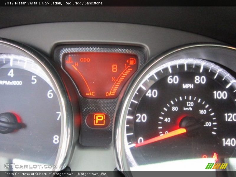 Red Brick / Sandstone 2012 Nissan Versa 1.6 SV Sedan